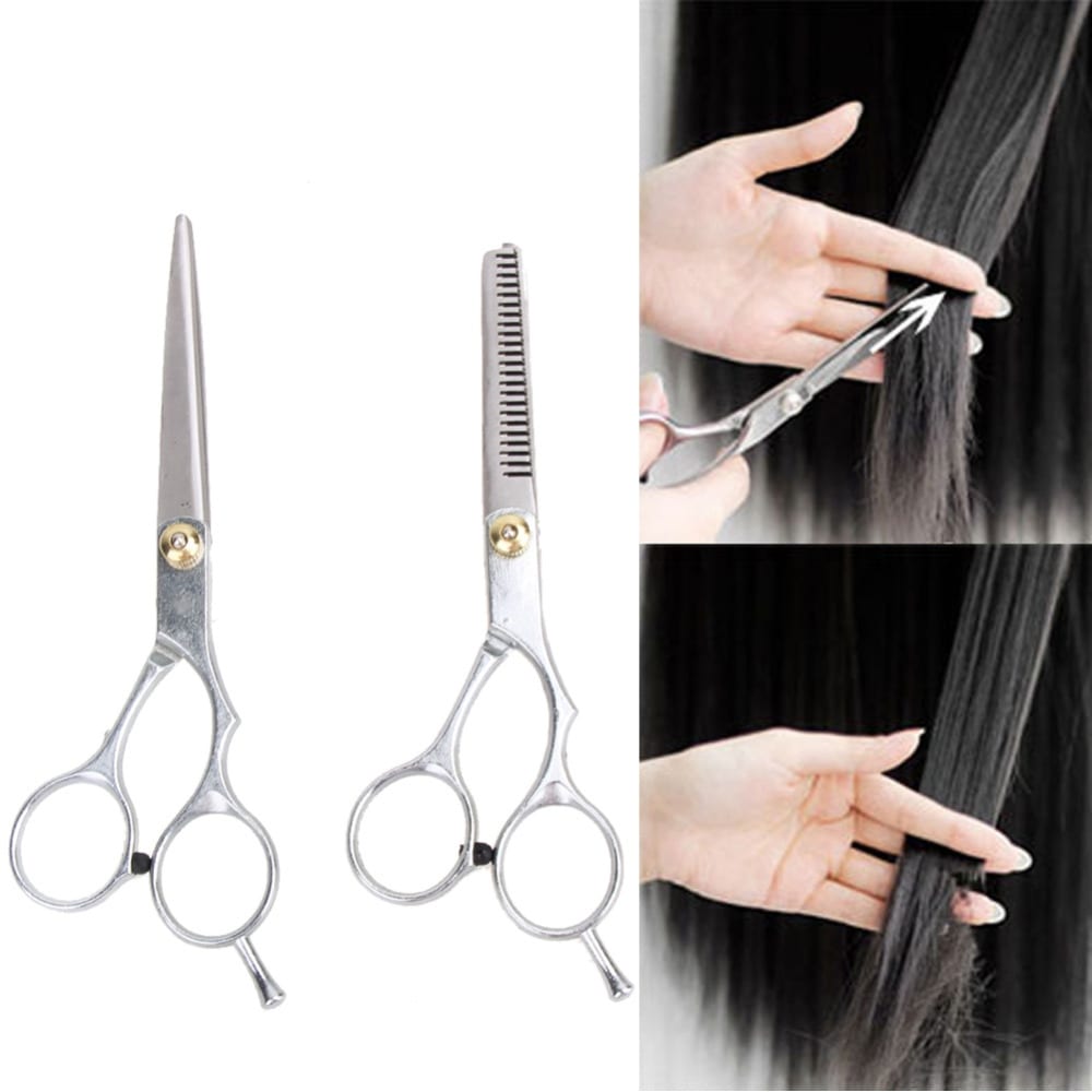 use of thinning scissors